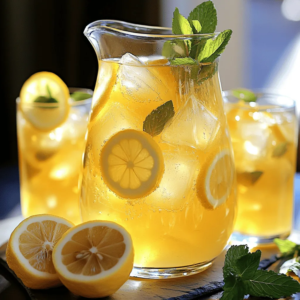 As the sun blazes down and the temperatures rise, nothing beats the thirst-quenching experience of a beautifully crafted iced tea. Enter the world of homemade beverages, where the invigorating flavors of Lemon Vanilla Iced Tea take center stage. This delightful drink marries the zesty brightness of fresh lemons with the fragrant sweetness of vanilla, creating a refreshingly unique beverage that’s perfect for any occasion. Whether you’re hosting a summer gathering, enjoying a picnic in the park, or simply seeking a soothing respite on a hot day, this iced tea is sure to impress.