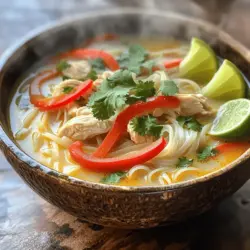 Spicy Thai Chicken Noodle Soup: A Delightful Comfort Food