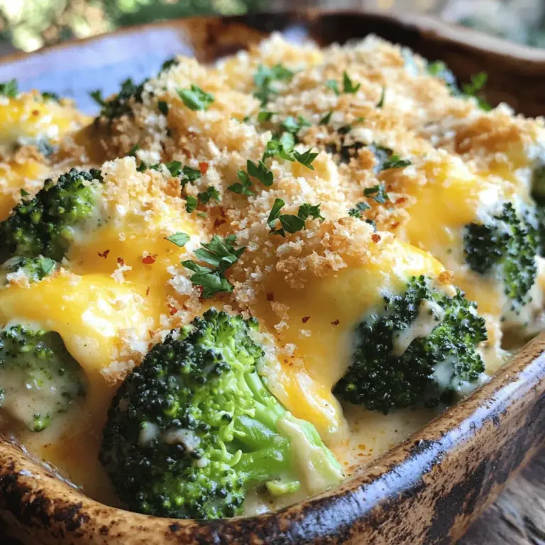 Every great casserole starts with quality ingredients. In this section, we will take a closer look at each component of the cheesy broccoli casserole, explaining their nutritional benefits and roles in the dish.